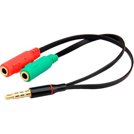 Adaptador Doble Entrada a Jack 3.5mm Auxiliar COOL Universal