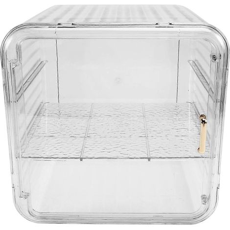 Boîte de rangement cosmétique étanche, boîte de présentation pour cosmétiques, étui à maquillage, compatible avec une coiffeuse de chambre (1/5)