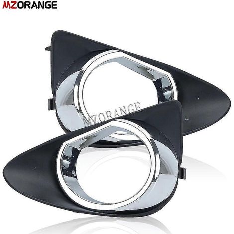 Cache antibrouillard chromé pour Toyota Yaris 2012 2013 2014, cadre de phare antibrouillard avant, accessoires auto, antibrouillards (1/5)
