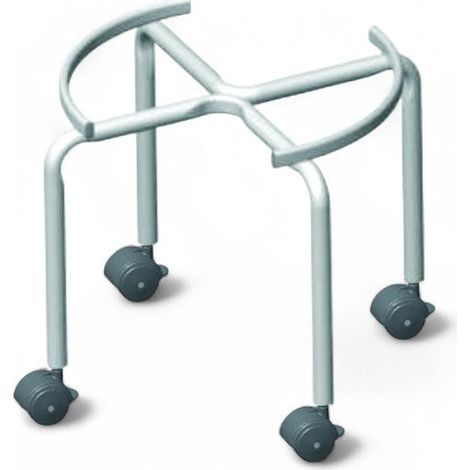 Piedistallo con ruote diametro 38xH36 cm per fusti olio da lt.50