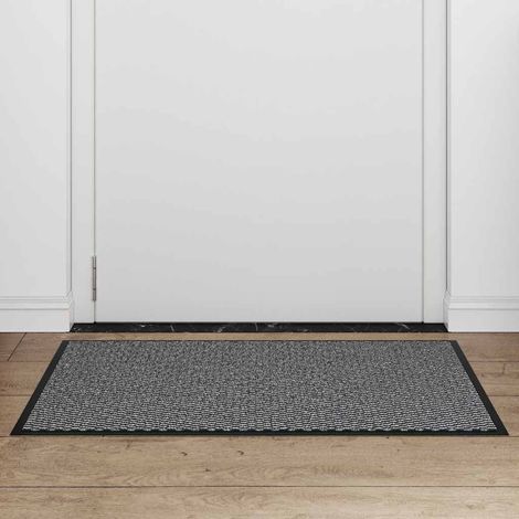 Paillasson,Tapis d'entrée anthracite 60x90 cm CFW224313 (1/5)