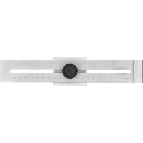 Règle à tracer 0200 mm pour le travail du bois, outil de traçage, marqueur de menuiserie, jauge de ligne (1/5)