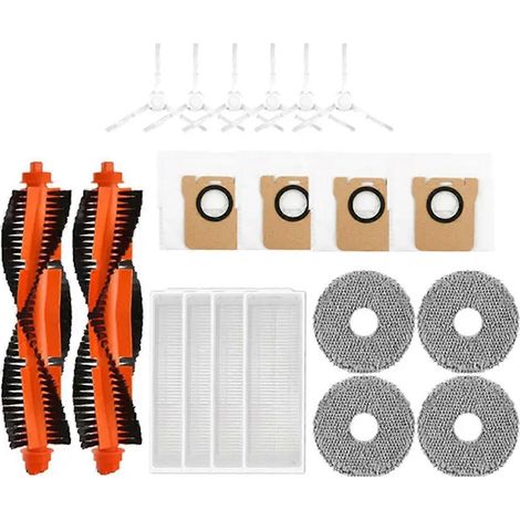 Pour balai à franges Xiaomi Mijia M30 Pro : sac à poussière, filtre HEPA, brosse principale (1/5)