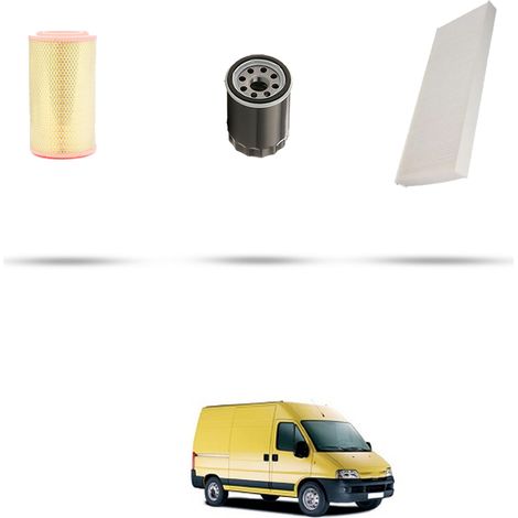Kit tagliando 3 filtri compatibile con Peugeot Boxer II 2.0 i 81kw dal 2002 (1/5)