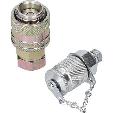Raccord rapide pour test de pression hydraulique, adaptateur pour fournitures industrielles G1/8 (1/5)