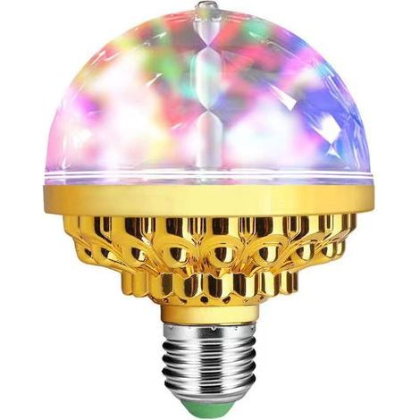 E27 6W RGB LED Bulb, 360 Degree Rotation, Stage Lighting for Disco Parties (1/5)
