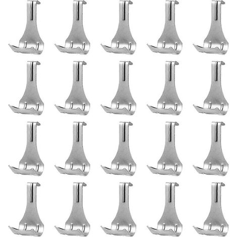 Set di 20 robusti ganci in ferro battuto per quadri e cappelli (ferro) (1/5)