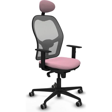 piqueras-y-crespo Silla de oficina moderna rosa cómoda (1/3)