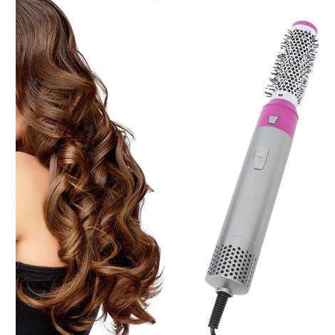 Fer à friser multifonctionnel pour la maison, peigne à air chaud 5 en 1, sèche-cheveux, peigne à friser, lisseur, sèche-cheveux avec aspiration automatique des cheveux, norme européenne 220 V (1/5)