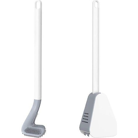 2 Stück Toilettenbürsten mit langem Griff