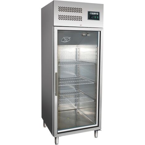 Réfrigérateur Ventilé GN2/1 537L Inox avec Dégivrage Automatique et Éclairage LED - Saro