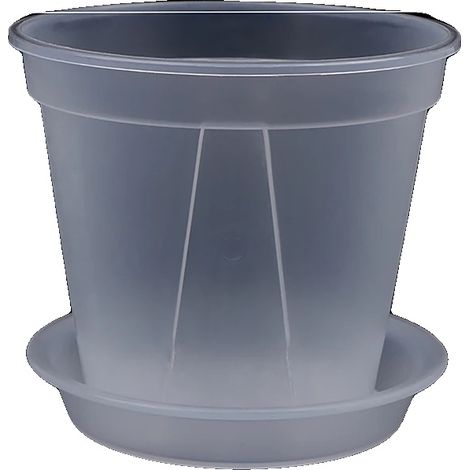 Maceta transparente, material duradero, diseño elegante, D (1/2)
