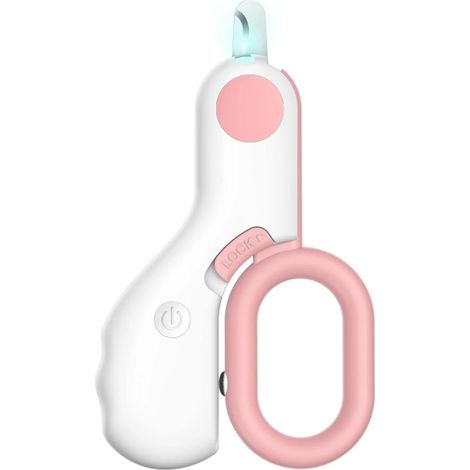 Coupe-ongles pour animaux de compagnie, chiens et chats, avec lumières LED, produits de toilettage professionnels, adaptés aux petits chiens, chats et lapins (1/5)