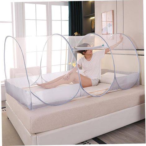Moustiquaire de lit 75x35x35 pouces, tente pliable et respirante (1/5)