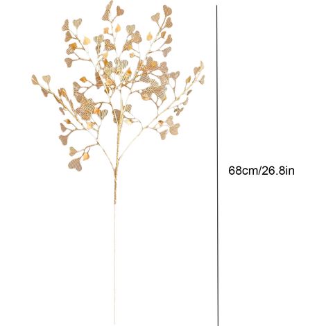 Goldener, herzförmiger Kunstrasen aus Kunststoff (1/5)
