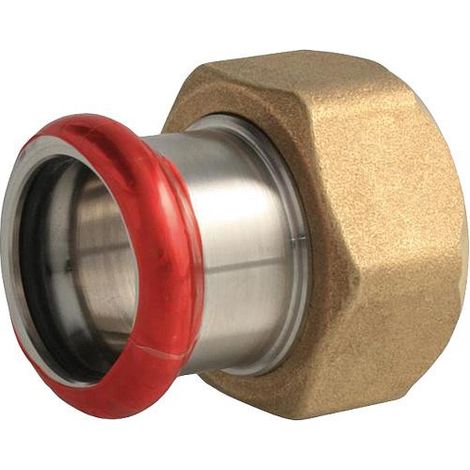 Raccord a sertir en acier C Contour M,Ecrou tournant joint EPDM pour vissage G3/4-18