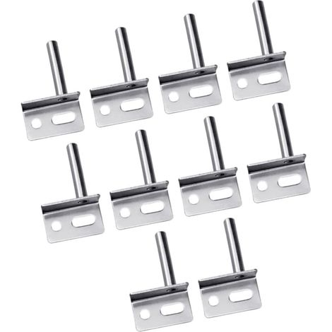 10 pièces Charnières pour Porte Bois Massif Lot (1/5)