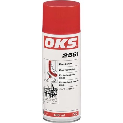 Zinkspray  OKS  2551  400ml  gris  cinc  OKS (1/4)
