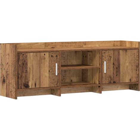 Maison Exclusive - Meuble TV 130 x 33 x 47 cm Bois ancien Bois d'ingénierie (1/5)