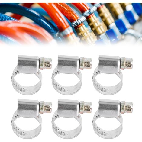 Britische Schlauchschellen, -klemmen und -befestigungen aus verzinktem Eisen, 16–25 mm (1/5)