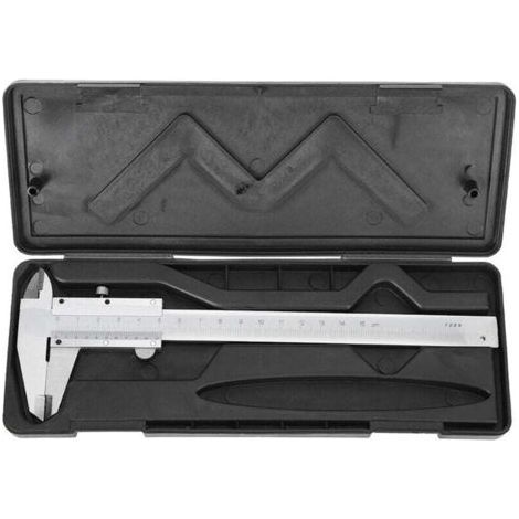 Jeffergarden Carbon Steel Caliper, Vernier Ruler, High Precision DIY Measuring 0-150mm for Household (1/4)
