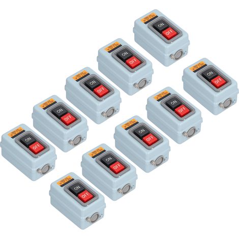 10 boutons de démarrage pour moteurs triphasés, poste de commande à 2 positions TBSN-315 380 V 15 A (1/5)
