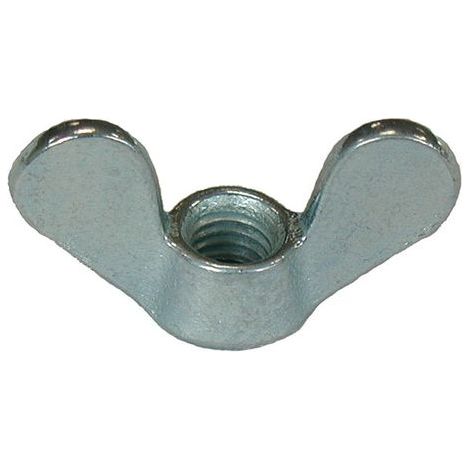 Tuerca de mariposa DIN 315 fundición maleable galvanizada - M16 (Por 25) (1/2)