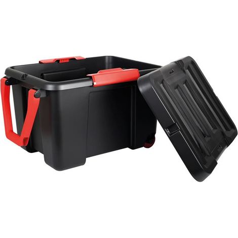 Maleta Stock'r 120l Negra con Tapa 76.7x56x48cm - Eda
