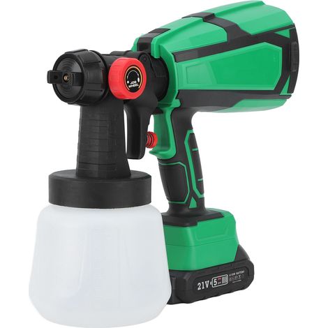 Pistolet à peinture électrique sans fil pour bureau, intérieur et extérieur, prise UE 100-240 V (1/5)