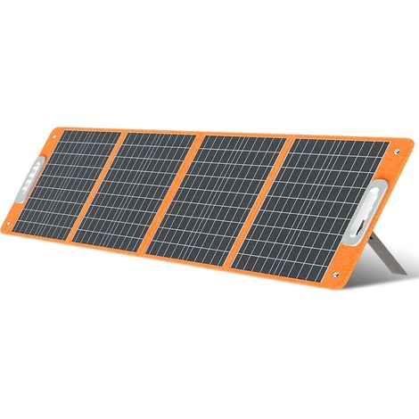 FlashFish 18V/100W faltbares Solarpanel, tragbares Solarladegerät mit Gleichstromausgang für Flashfish 300Wh (separat erhältlich), PD Typ-c/QC3.0 für Telefone, Tablets auf Sommercamping-Angel-Van-Wohn (1/5)