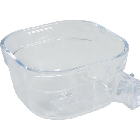 Mangeoire Transparente pour Perroquets, Taille L (1/3)