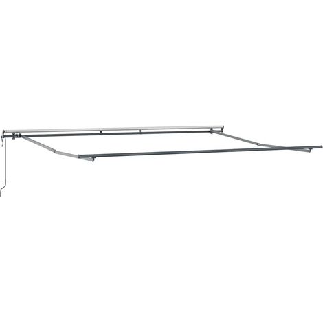 vidaXL Estructura del Toldo Gris antracita 400 x 300 cm Aluminio (1/2)