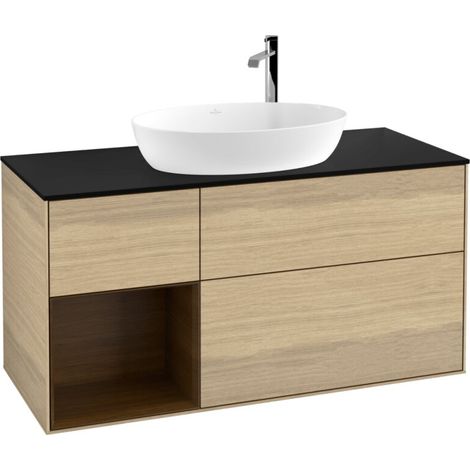Villeroy & Boch F942GNPC Meuble sous-lavabo Finion F94 (1/2)