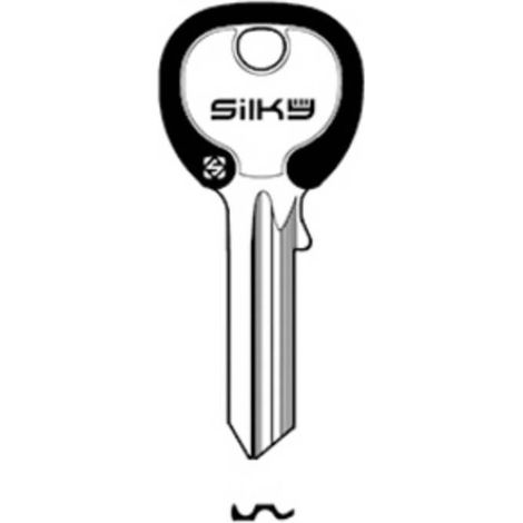 100 x SILCA UL051DZ CHIAVE PROFILO SILKY OTTONE