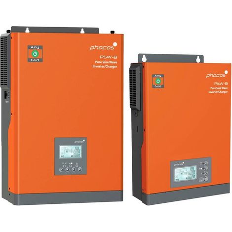 [NEUWERTIG] B-Ware Phocos Hybrid Wechselrichter Laderegler Solar Inverter 3000W 24V Grau MPPT Akku (1/2)