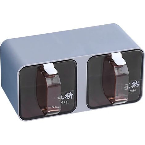 Pots à épices muraux 300/600/900/1200 ml, boîte de rangement avec cuillère, rangement de cuisine gain de place, accessoires ménagers (1/5)