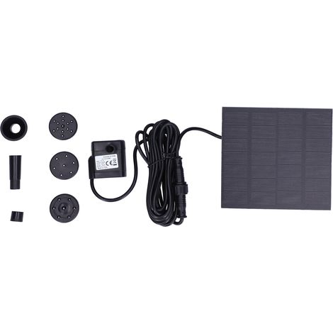 Pompe solaire DC sans balais 180L/h fontaine flottante cascade bassin jardin piscine décoration