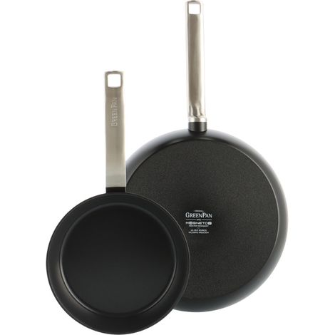 Greenpan - Set 2 Poêles 20 et 28 cm Evolution noire