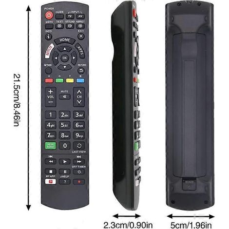 Telecomando universale per TV Panasonic, telecomando per TV LCD, LED e 3D Panasonic Viera con Netflix (1/2)