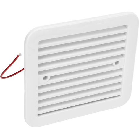 (Blanc)Ventilateur de ventilation - 12V - Compact - 3000 tr/min - 3,3 m³/min (1/4)