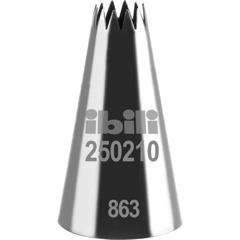 Ibili beccuccio a stella Multipoint 10 mm argento (1/2)