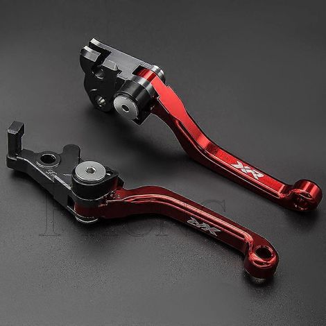 Leviers de frein et d'embrayage pliables en aluminium CNC pour mini-moto Honda XR 250 Tornado 2005-2008 (2005-2008) - Or (1/5)