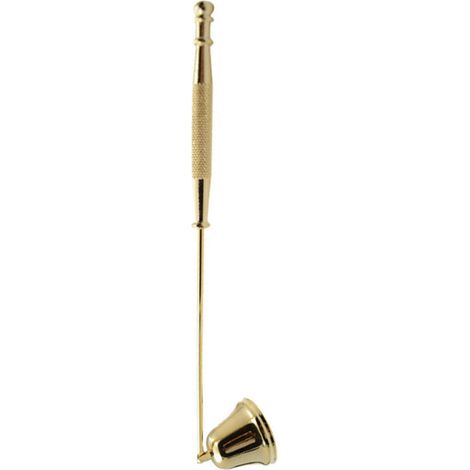 Kerzenlöscher in Glockenform aus elektrolytisch verzinktem Eisen, inklusive Abdeckung für Zuhause und Veranstaltungen (1 Stück, 20 cm, goldfarben) (1/5)