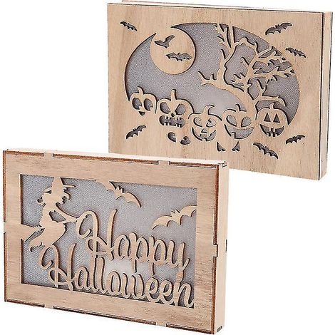 2 ornements en bois