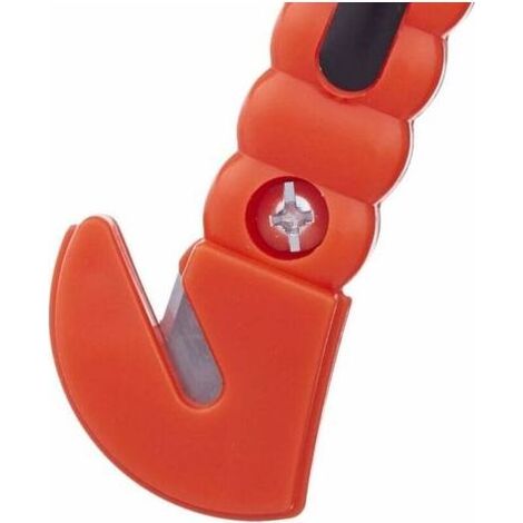 VURAHOME - Outil sécurité auto 2-en-1 : brise-vitre + coupe-ceinture, marteau d'urgence, essentiel pour voitures