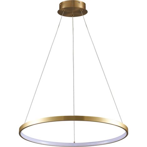 Suspension anneau LED 20W or Ø50 neutre 4000K Polux (1/5)