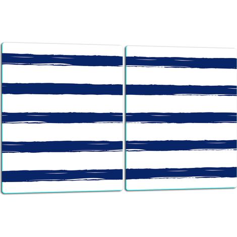TAGLIERE IN VETRO 2x40x52 STRISCE (1/5)