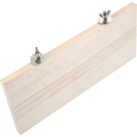 Planche à grimper en bois pour hamster, jouet pour cage à hamster offrant une escalade sécurisée (2 pièces) (1/5)