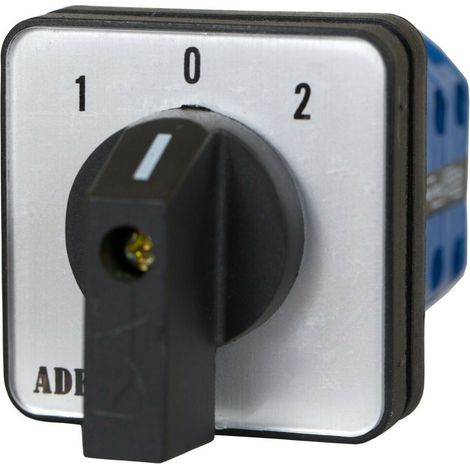 Universal-Nockenschalter 1-0-2 Drehschalter Wechselschalter 16A 230/400V 3 Phasen 3 Positionen