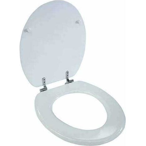 Abattant WC Universel Laqué Blanc